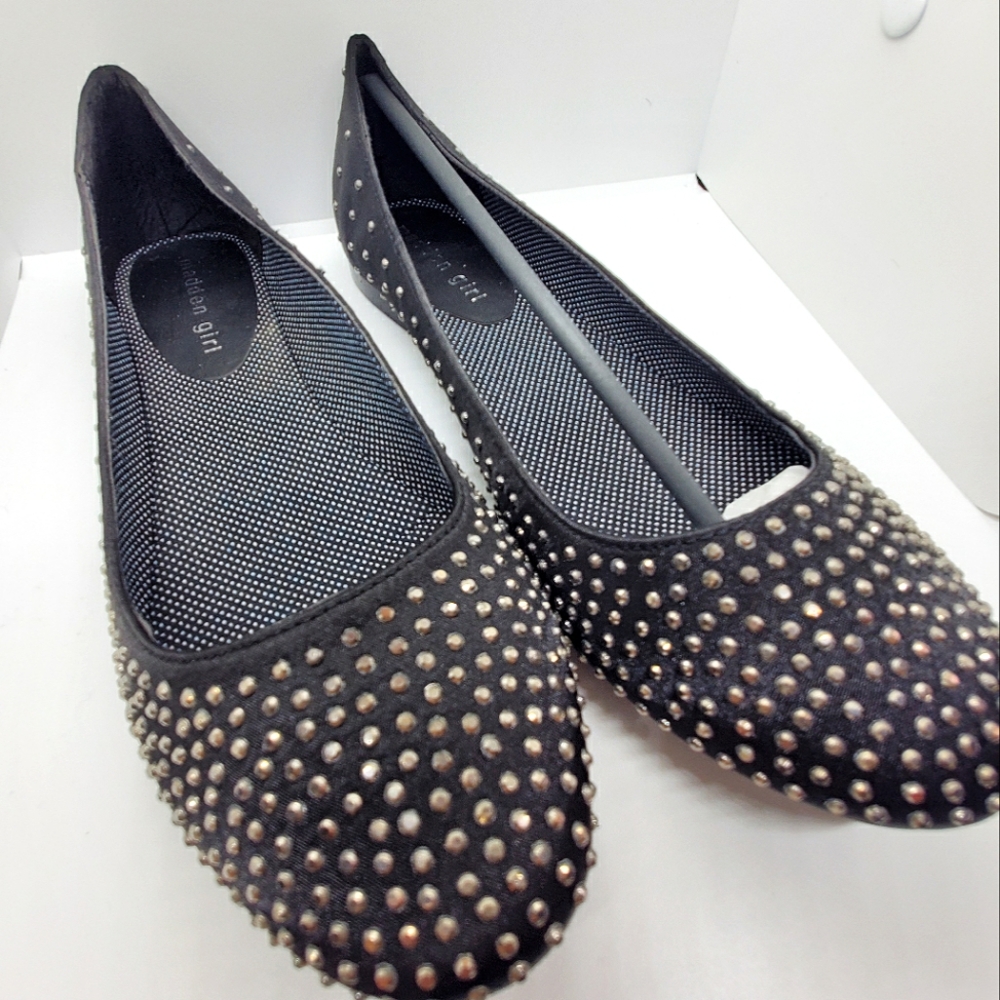 Studded Ballerina Flats